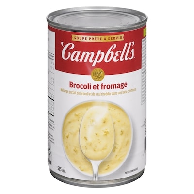 Campbell’s Soupe prête à servir brocoli et fromage 515 ml, 0,44 $/100ml