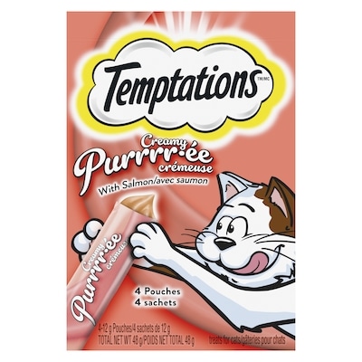CREAMY PURÉE Adult Cat Treats, Salmon