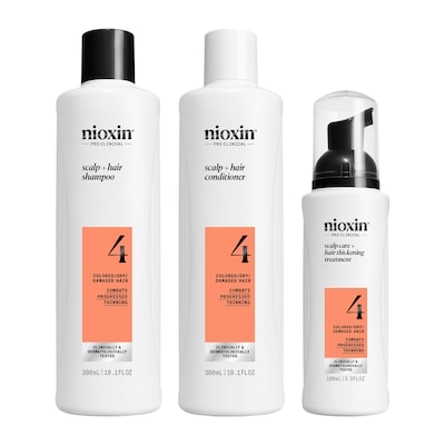 Nioxin Soin épaississant du cuir chevelu et des cheveux Système 4 - pour cheveux colorés ou secs, endommagés et très clairsemés 1 ea, 46,74 $/1ch