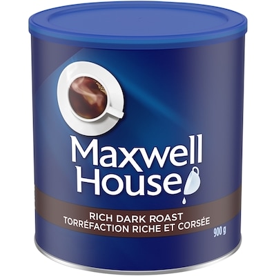 Maxwell House Café pur moulu torréfaction riche et corsée 900 g, 2,00 $/100g