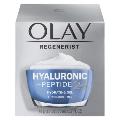 Olay Hyaluronic + Peptide 24 Hydrating Gel 48 g, $79.79/100g