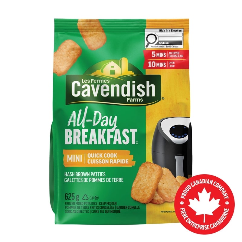 All-Day Breakfast Mini Quick Cook Hash Brown Patties