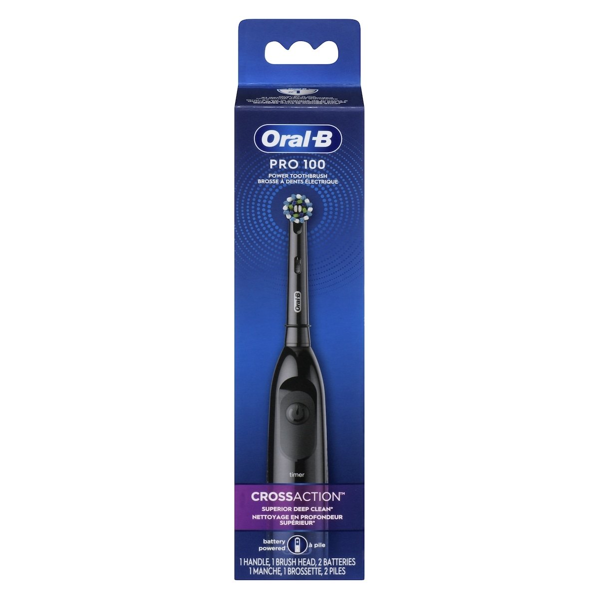Oral-B Brosse à dents électrique Pro 100 1 ea, 24,99 $/1ch