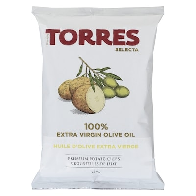 Torres Selecta Premium Potato Chips, Olive Oil Flavoured 150 g, $7.33/100g