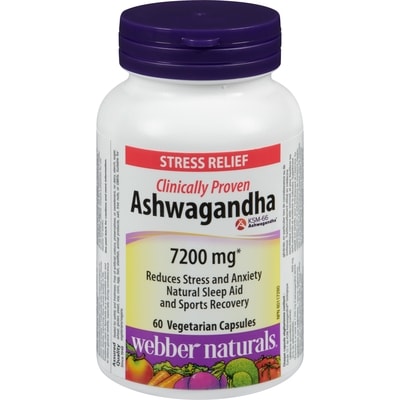 Webber Naturals Ashwagandha 7200 Mg 60 ea, $0.29/1ea
