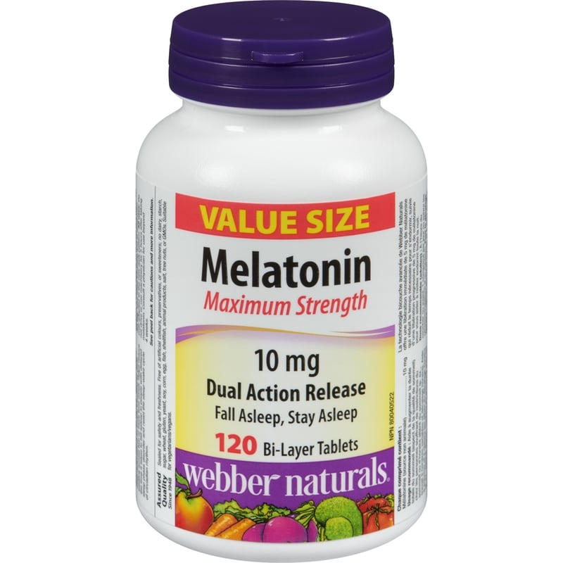 Melatonin Maximum Strength 10 Mg Value Size