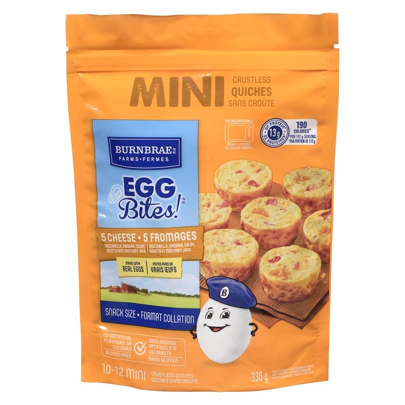 Egg Bites! Mini Crustless Quiches Snack Size