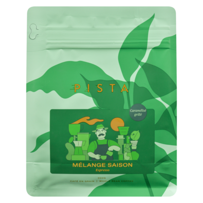 Pista Café en grain mélange saison, espresso 300 g, 6,33 $/100g