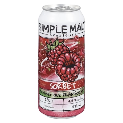 Simple Malt Beer Sorbet (ID required at pick-up) 473 ml, $1.06/100ml