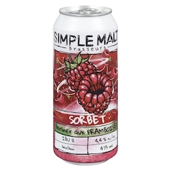 Simple Malt Bière sorbet (Pièce d’identité requise au moment du ramassage) 473 ml, 1,06 $/100ml