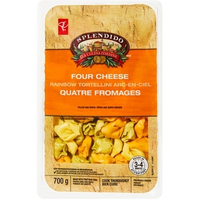 PC Splendido Splendido Four Cheese Rainbow Tortellini 700 g, $1.36/100g