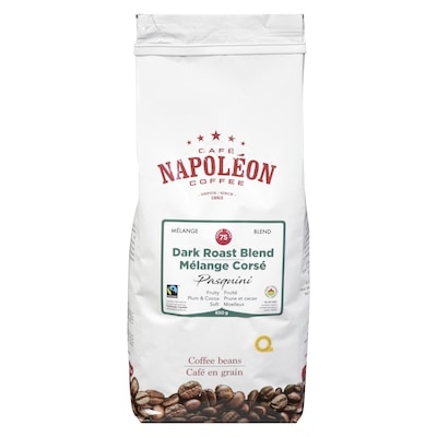 Cafe Napoleon Coffee Beans Dark Roast Blend Pasquini 75 Dark 650 g, $3.85/100g