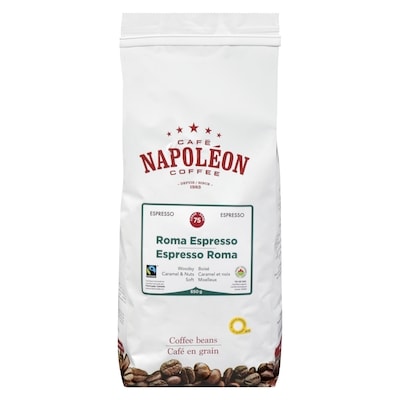 Café Napoléon Café en grain espresso roma 75 corsé 650 g, 3,85 $/100g