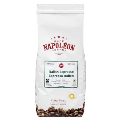 Café Napoléon Café en grain espresso italien 80 corsé 650 g, 3,85 $/100g