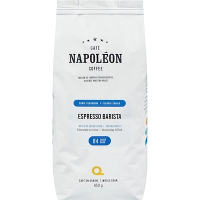 Cafe Napoleon Coffee Beans Espresso San Matéo 84 Dark 650 g, $5.08/100g