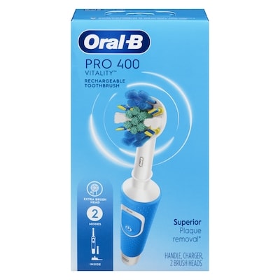 Oral B Vitality Pro 400 Rechargeable Toothbrush 1 ea, $44.99/1ea