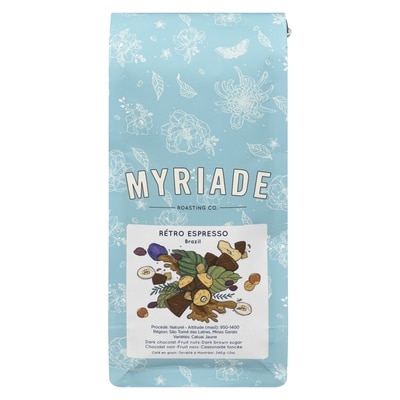 Myriade Café En Grain Retro Espresso 340 g, $7.35/100g