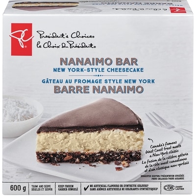 President's Choice Nanaimo Bar New York-Style Cheesecake 600 g, $2.33/100g