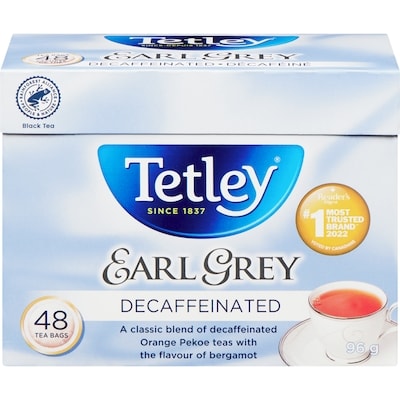 Tetley Black Tea Earl Grey Decaffeinated 48 ea, $0.21/1ea