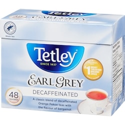 Tetley Black Tea Earl Grey Decaffeinated - 48 ea | Dominion Stores