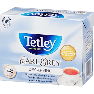 Thé noir earl grey décaféiné