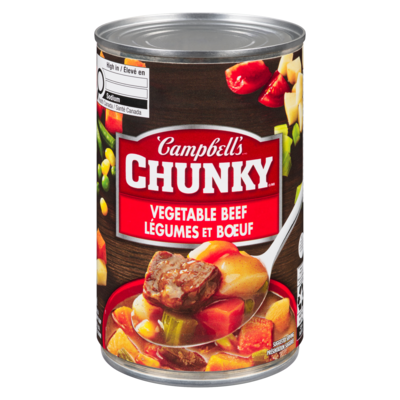 Campbell's Chunky Vegetable Beef 515 ml, $0.58/100ml
