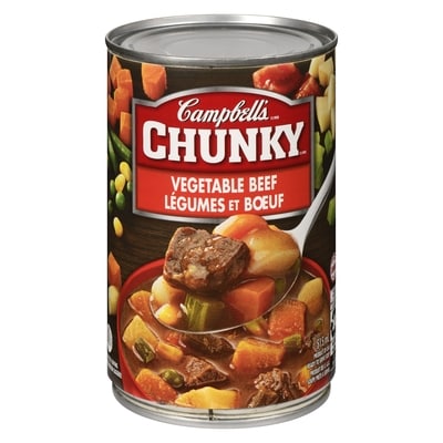 Campbell's Chunky Vegetable Beef 515 ml, $0.67/100ml