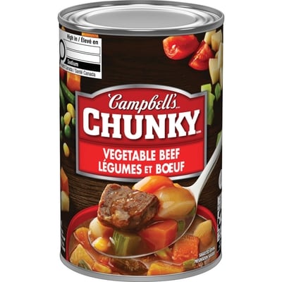 Campbell’s Chunky Legumes et Boeuf 515 ml, 0,58 $/100ml