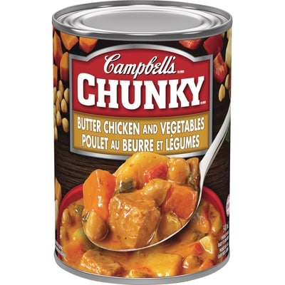 Campbell’s Soupe au poulet au beurre et légumes prête à déguster 515 ml, 0,67 $/100ml
