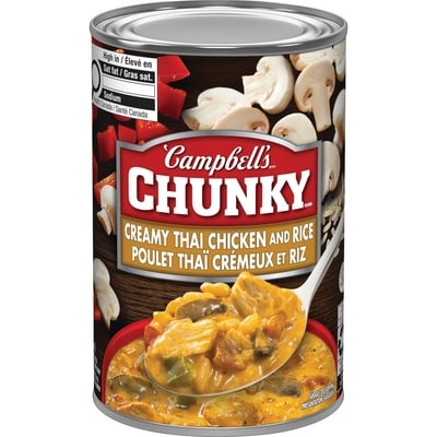 Campbell's Chunky Ready To Serve Soup Creamy Thai Chicken And Rice 515 ml, $0.44/100ml