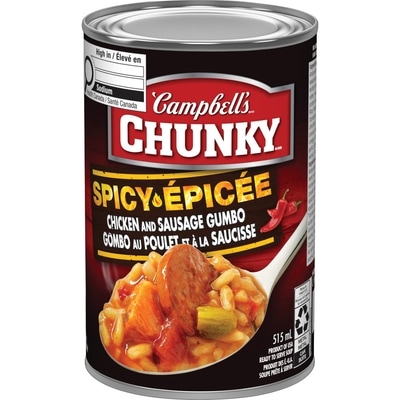 Campbell's Chunky® Spicy Chicken & Sausage Gumbo 515 ml, $0.58/100ml