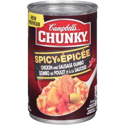 Campbell's Chunky® Spicy Chicken & Sausage Gumbo 515 ml, $0.67/100ml