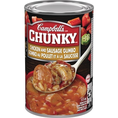 Chunky Épicé Gombo au poulet et à la saucisse