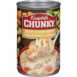 Campbell’s Soupe crémeuse poulet et nouilles prête à déguster 515 ml, 0,58&nbsp;$/100ml