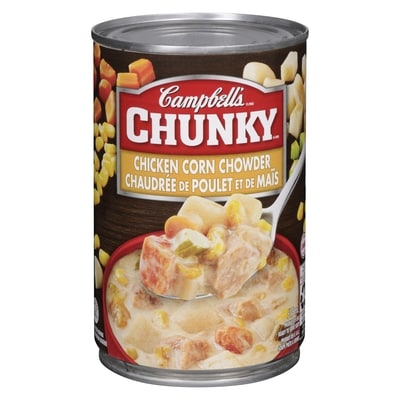 Campbell’s Chunky Chaudrée de Poulet et de Maïs 515 ml, 0,58 $/100ml