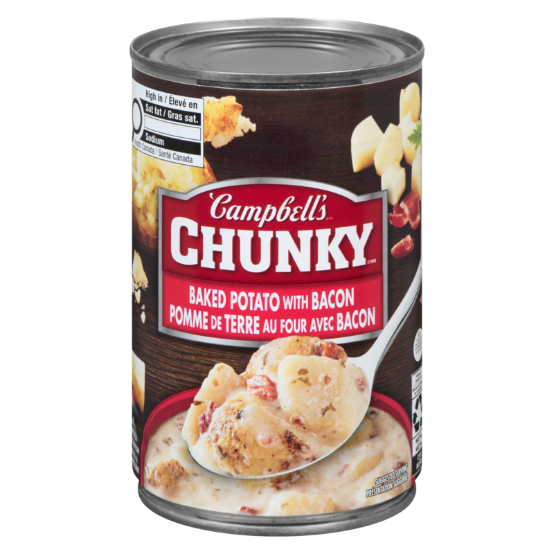 Chunky Baked Potato with Bacon