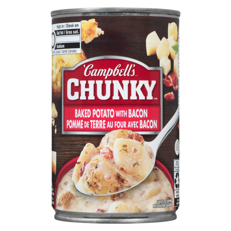 Chunky Baked Potato with Bacon