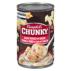 Campbell’s Chunky Pomme de terre au four avec bacon  515 ml, 0,44 $/100ml