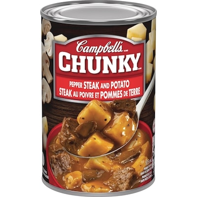 Campbell’s Chunky Steak au Poivre et Pommes de Terre 515 ml, 0,58 $/100ml