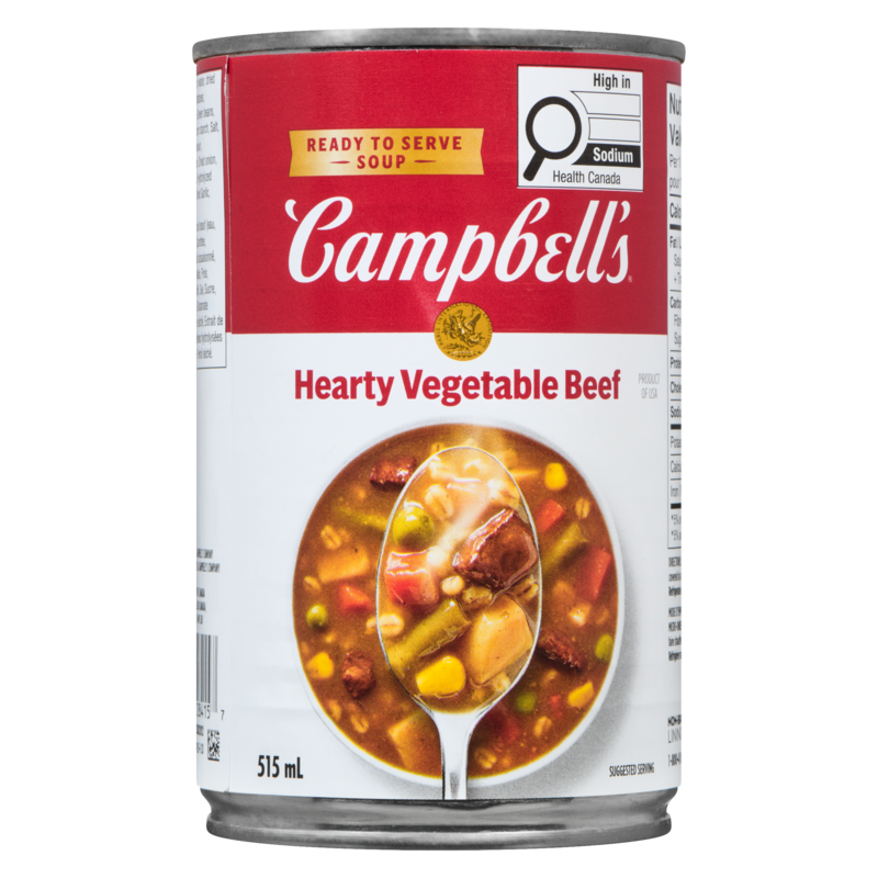 Hearty Vegetable Beef Ready to Serve Soup