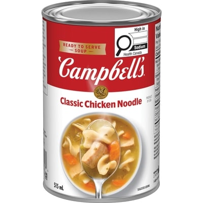 Campbell's Classic Chicken Noodle Ready to Serve Soup 515 ml, $0.37/100ml