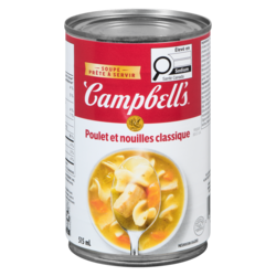 Campbell’s Bol de soupe poulet et nouilles prêt-à-servir 515 ml, 0,49 $/100ml