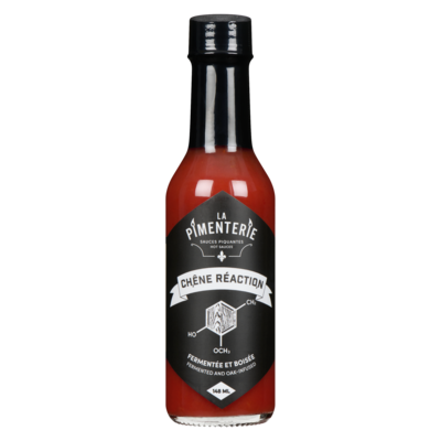 La Pimenterie Hot Sauce, Chêne Réaction 148 ml, $8.78/100ml