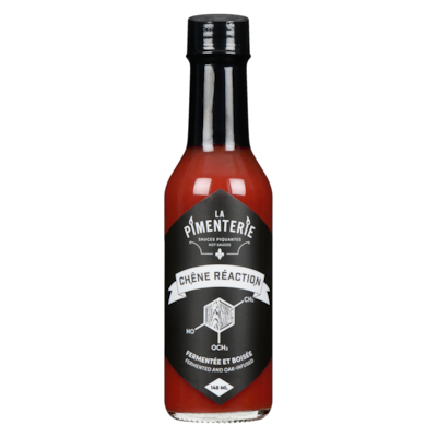 La Pimenterie Sauce piquante chêne réaction 148 ml, 8,78 $/100ml