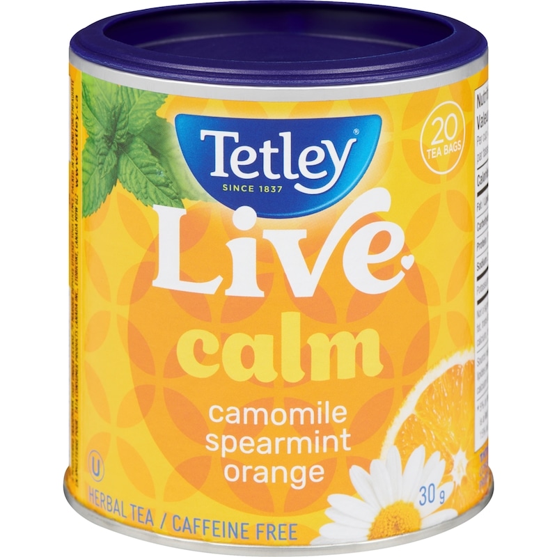 Herbal Tea Live Calm Camomile Spearmint Orange