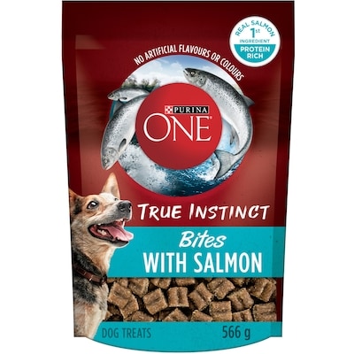 Purina ONE True Instinct Bites Salmon, Dog Treats 566 g, $2.65/100g