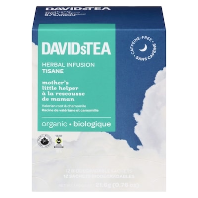 DAVIDsTEA Herbal Infusion Mother'S Little Helper Organic 21.6 g, $50.88/100g