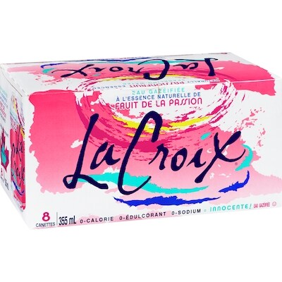 Boisson d'eau gazeuse à l'essence naturelle de fruit de la passion