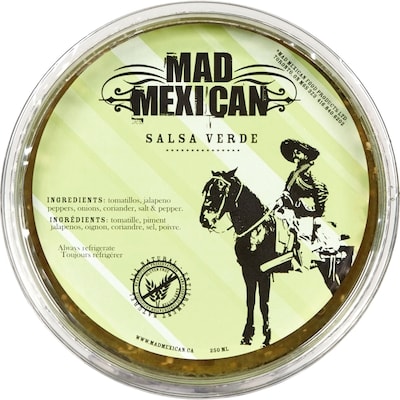 Mad Mexican Salsa Verde 250 mm, $3.60/100ml