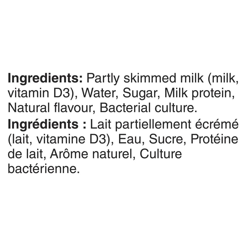 Yop 1% Drinkable Yogurt Pack, Strawberry, Blueberry, Raspberry, and Strawberry Banana, Yogurt Drinks